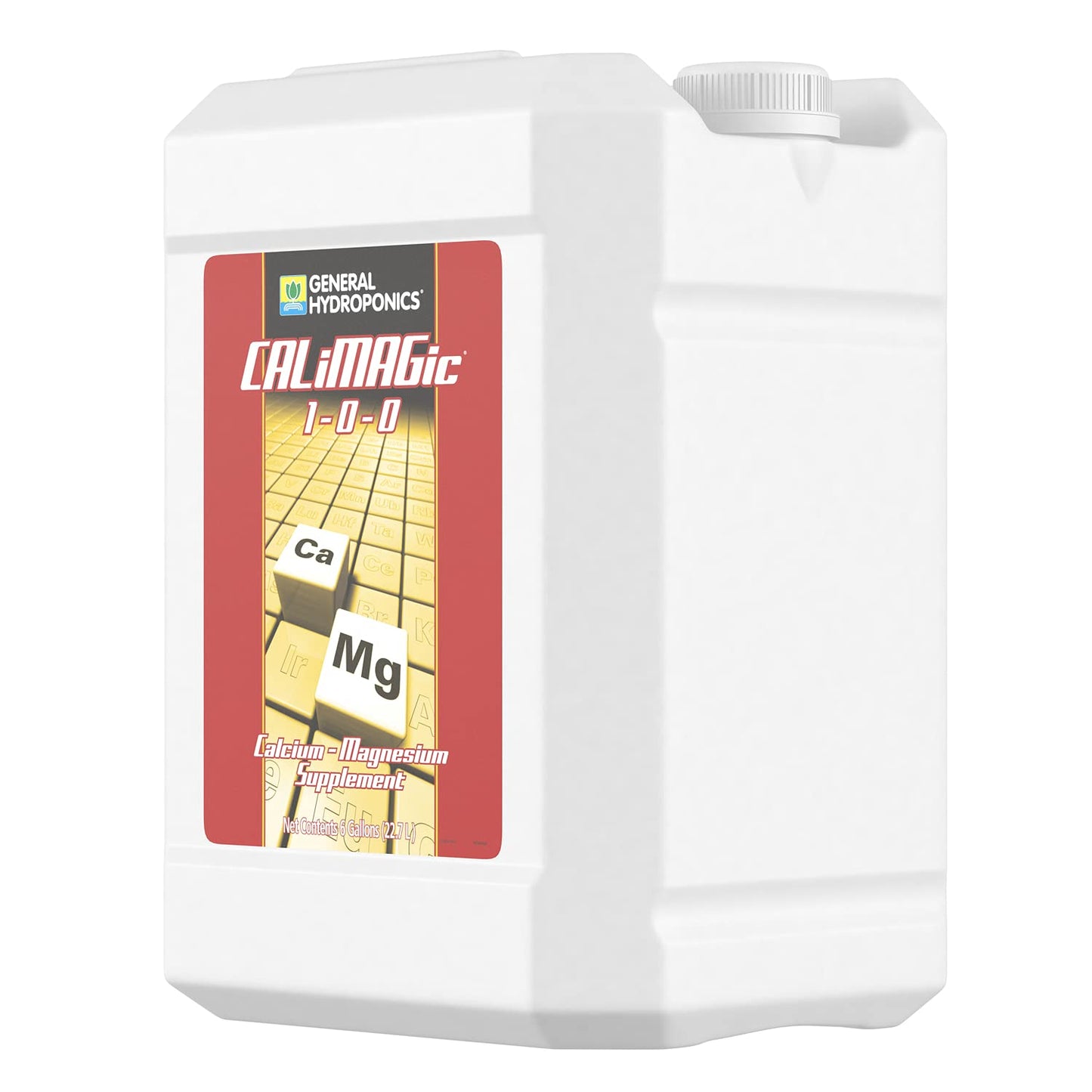 General Hydroponics CALiMAGic 1-0-0, Concentrated Blend Of Calcium & Magnesium, Secondary Nutrient Deficiencies Helps Prevent Blossom End Rot & Tip Burn, Clean, Soluble, 1-Gallon