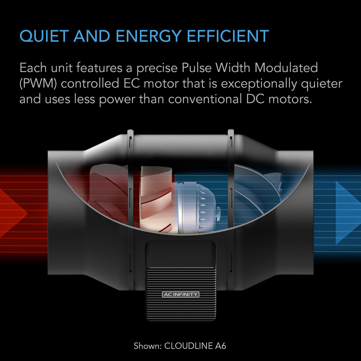 AC Infinity Inline Duct Fans with Controller Options