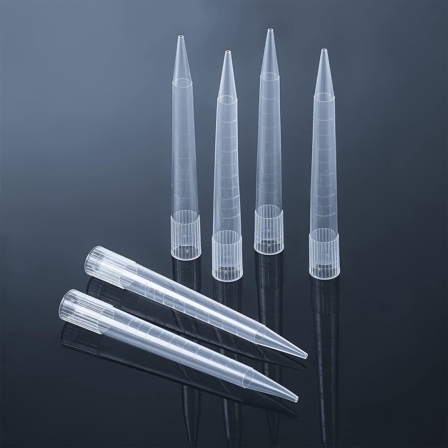 FOUR E'S SCIENTIFIC 10ml Pipette Tips - Universal 10000ul Sterile Pipette Tips Racked RNase/DNase Free & Pyrogen Safe, Autoclavable, 1 Rack 24 Tips
