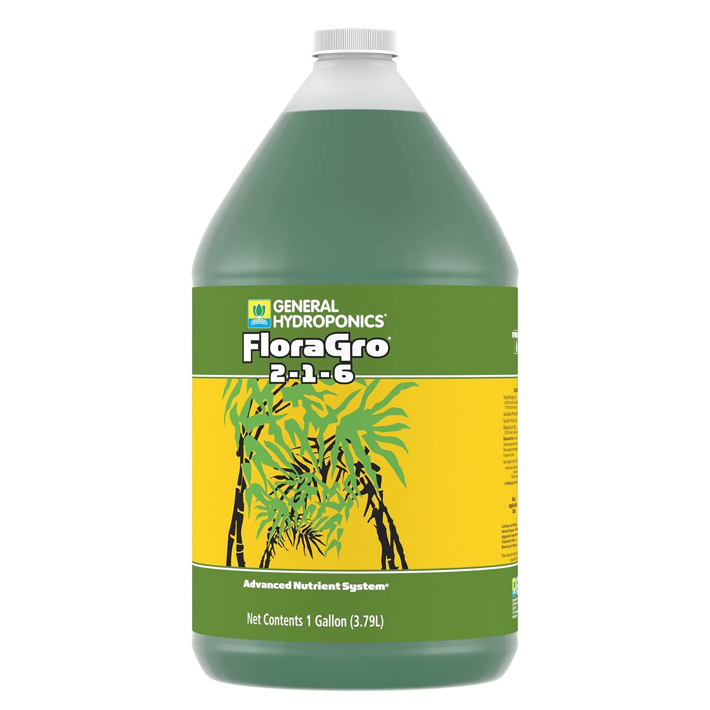General Hydroponics FloraMicro 5-0-1, Use with FloraBloom & FloraGro For A Tailor-Made Nutrient Mix Ideal for Hydroponics, 1-Quart