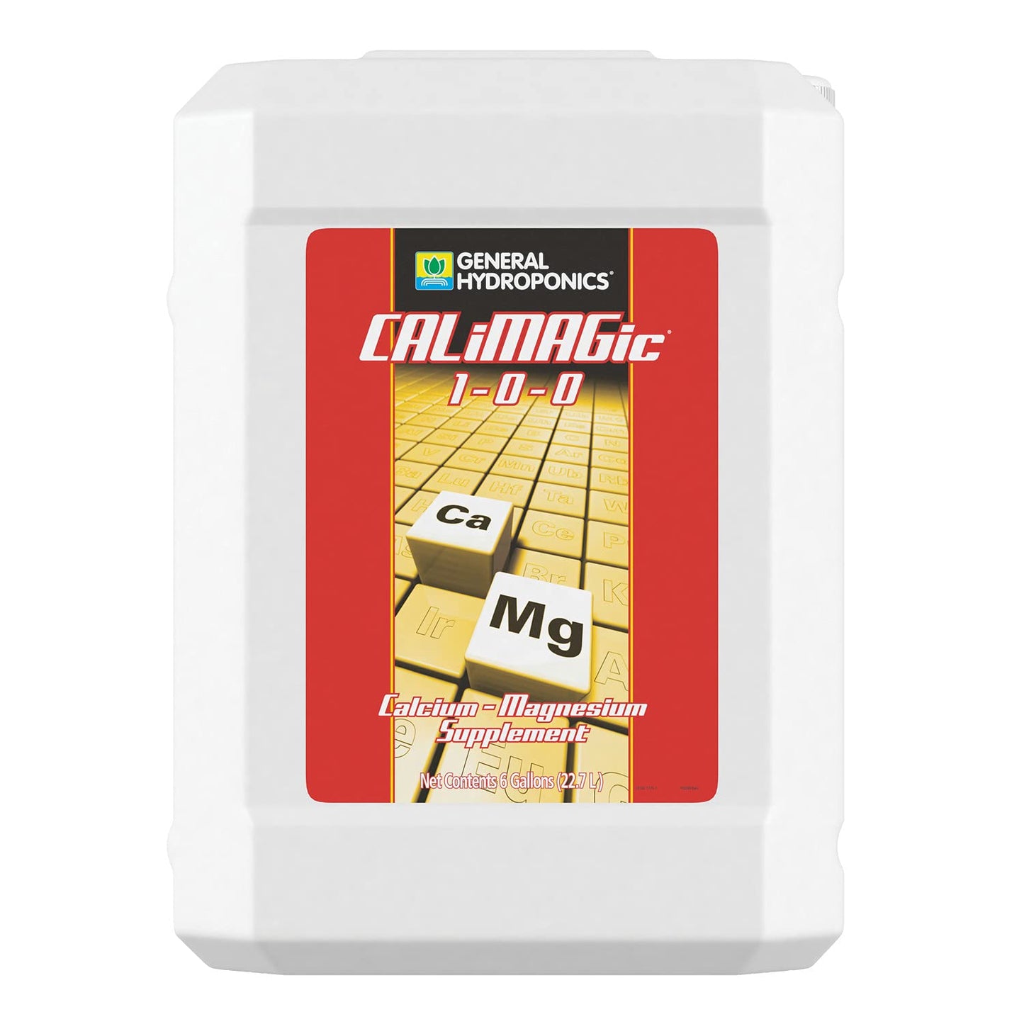 General Hydroponics CALiMAGic 1-0-0, Concentrated Blend Of Calcium & Magnesium, Secondary Nutrient Deficiencies Helps Prevent Blossom End Rot & Tip Burn, Clean, Soluble, 1-Gallon