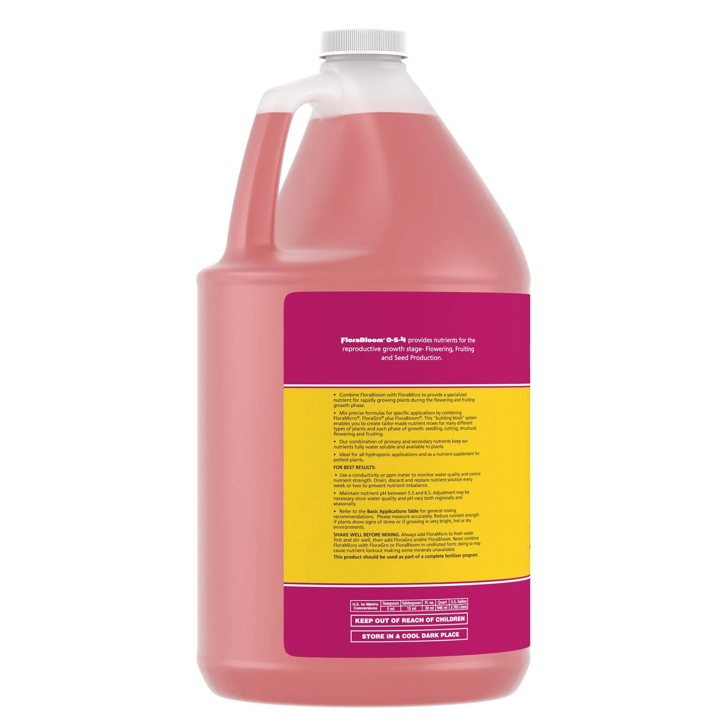 General Hydroponics FloraMicro 5-0-1, Use with FloraBloom & FloraGro For A Tailor-Made Nutrient Mix Ideal for Hydroponics, 1-Quart