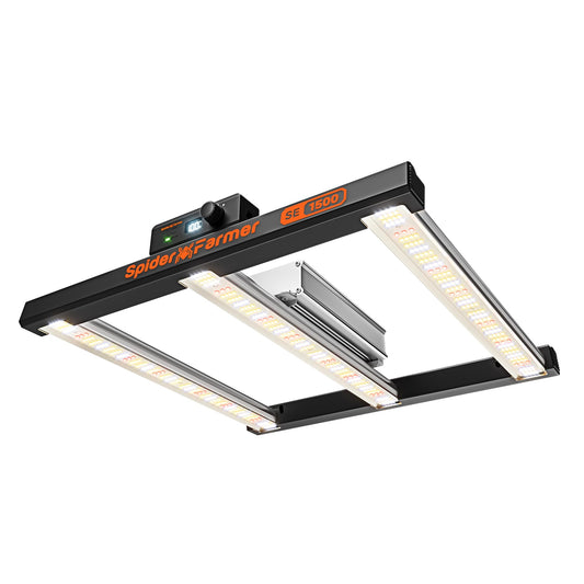 Spider Farmer SE5000 LED Grow Light 480W for 4x4 Grow Tents, App‑Controlled