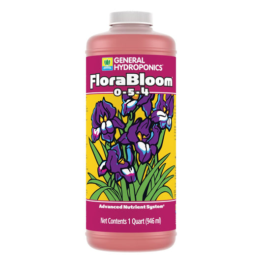 General Hydroponics FloraMicro 5-0-1, Use with FloraBloom & FloraGro For A Tailor-Made Nutrient Mix Ideal for Hydroponics, 1-Quart