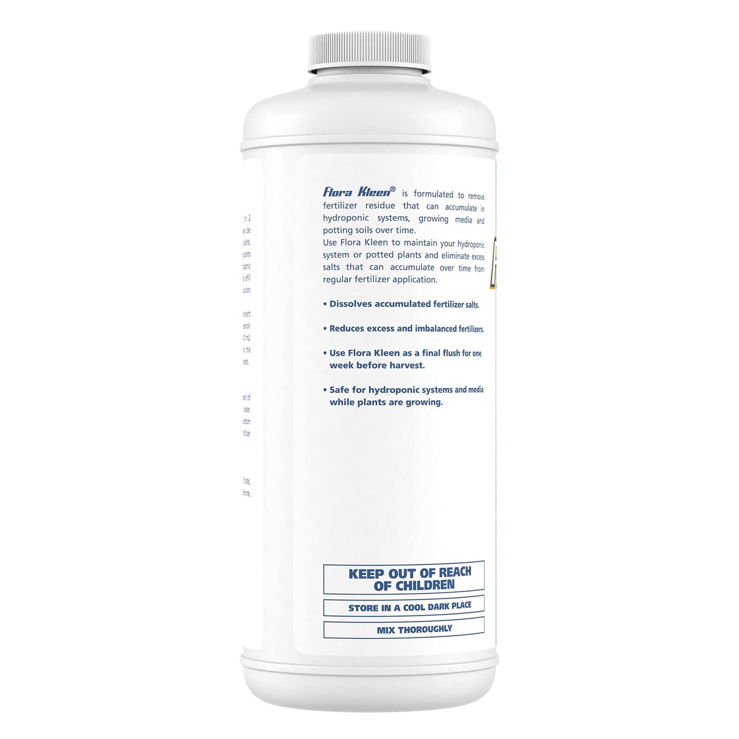 General Hydroponics FloraKleen Clearing Solution, 1-Gallon