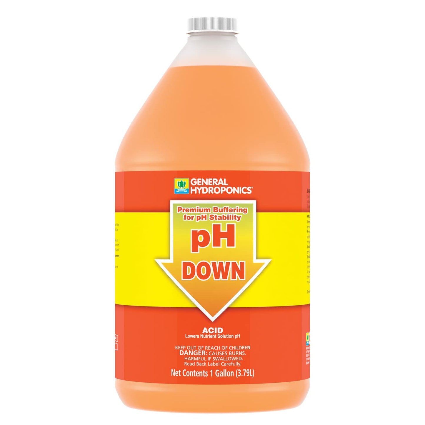 General Hydroponics pH Up and pH Down Liquids - Stabilize Nutrient pH in Hydroponics, 1 qt. Bottles