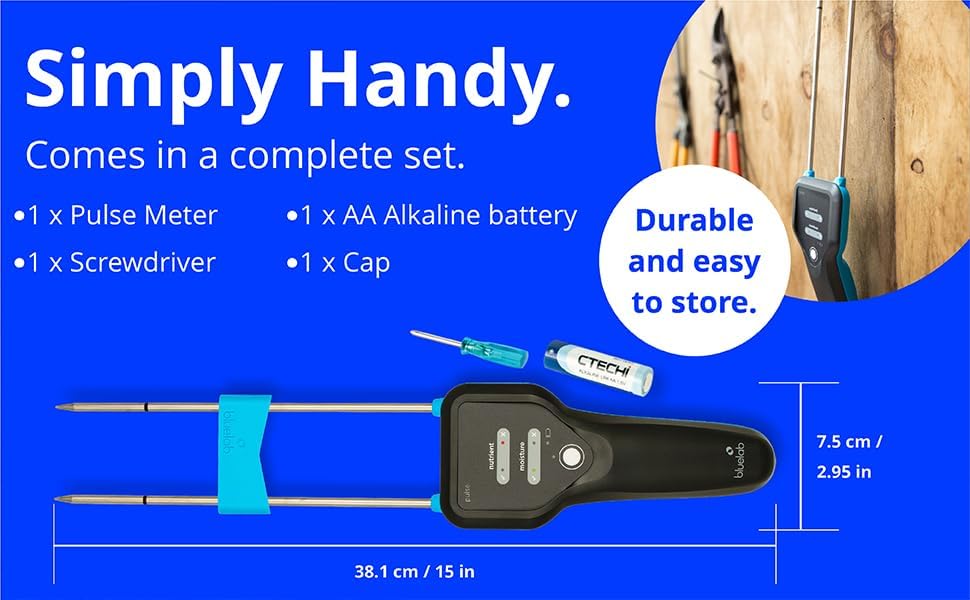 Bluelab Pulse Soil Moisture, Conductivity and Temperature Meter