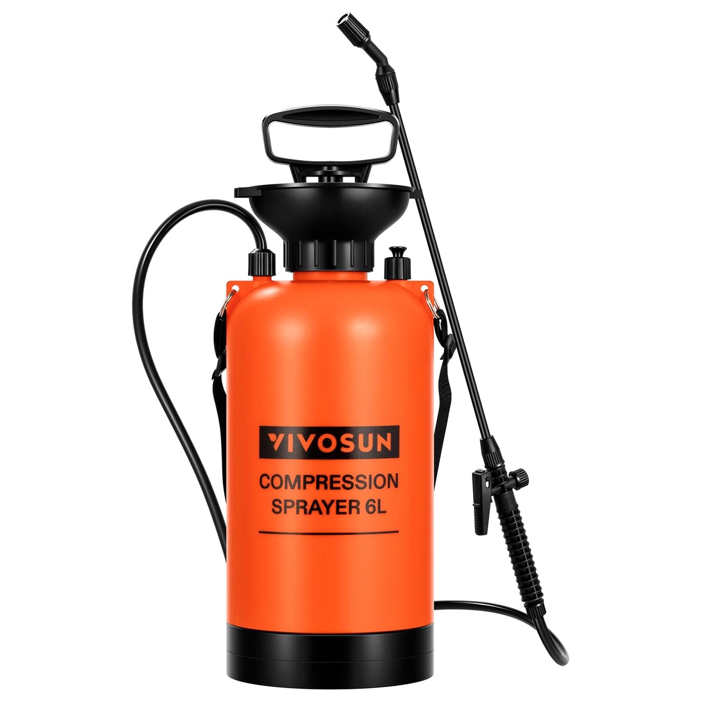 VIVOSUN 1.35-Gallon Pump Pressure Sprayer, Pressurized Lawn & Garden Water Spray Bottle with Adjustable Shoulder Strap, for Spraying Plants, Garden Watering and Household Cleaning