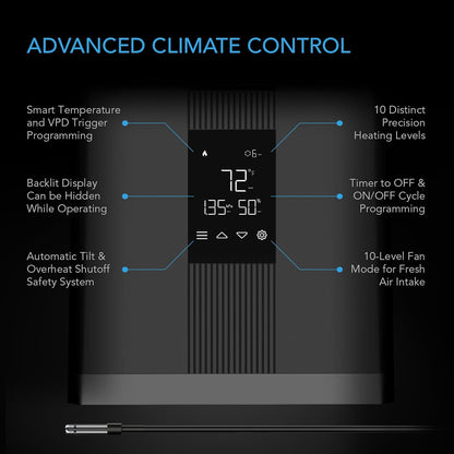 AC Infinity THERMOFORGE Heaters and Hose Accessory Options