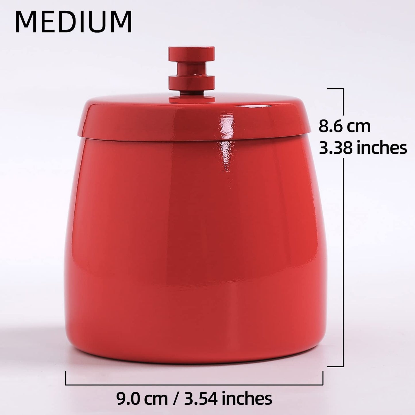 Ashtray with Lid for Cigarette, Stainless Steel Smokeless Odorless Windproof Ashtrays for Home Office Tabletop Outside Patio Outdoor Balcony(3.54"x3.0"x3.38")