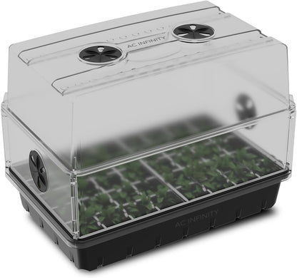 AC Infinity Humidity Dome 5x8, Heavy-Duty 3mm Seed Starter Propagation Kit