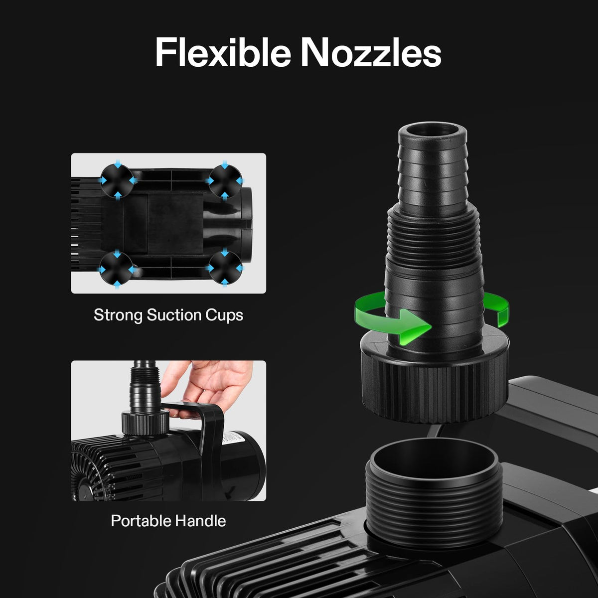 VIVOSUN Submersible Water Pumps, Multiple Flow Options