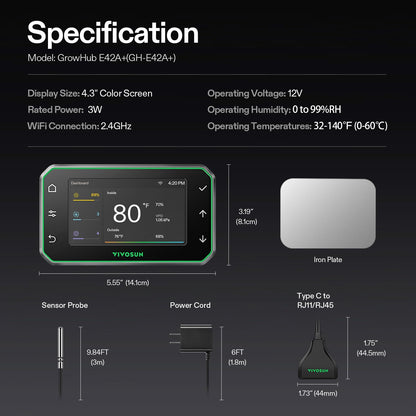 VIVOSUN Environment Controllers and Sensors