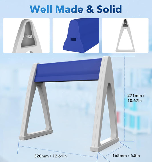 FOUR E'S SCIENTIFIC 2 Pcs Pipette Stand, Lab Pipettor Holder, Plastic Micropipette Rack Hold Up to 7-8 Pipettes (Micro Pipettes Not Included)