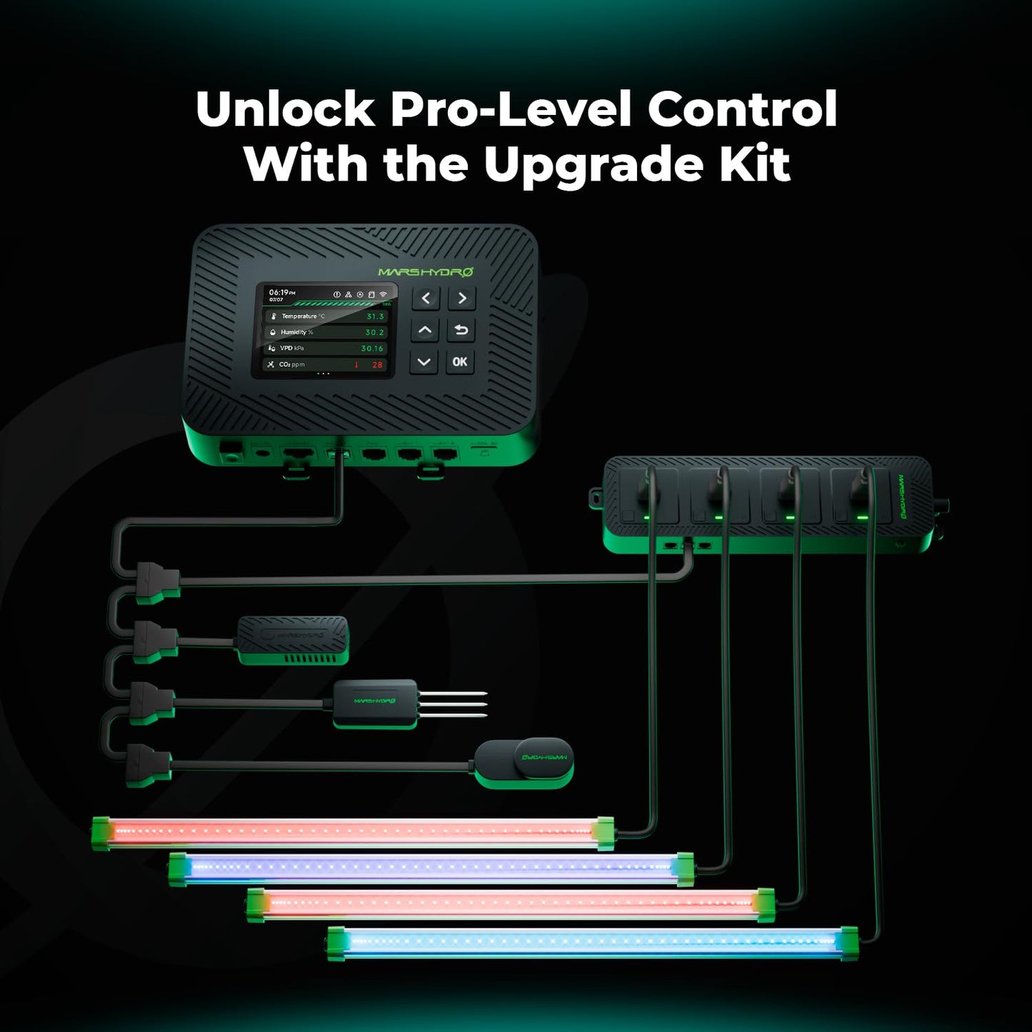 MARS HYDRO iControl for Grow Tent, Smart Grow Room Controller, Smart Environmental with Temperature, Humidity, VPD,Timer, Cycle
