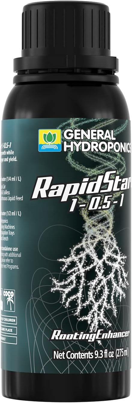 General Hydroponics RapidStart, Plant Food, 1-0.5-1, 500 mL.