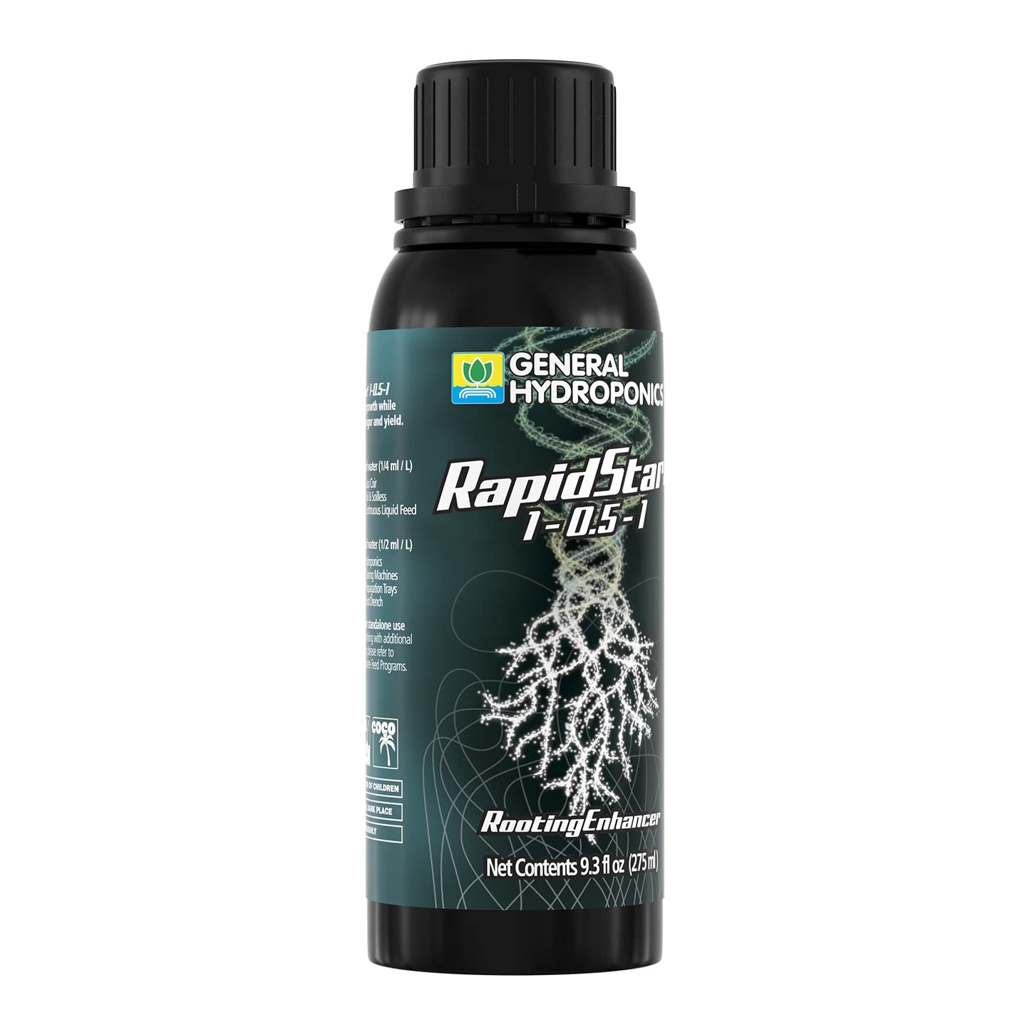 General Hydroponics RapidStart, Plant Food, 1-0.5-1, 1 L.