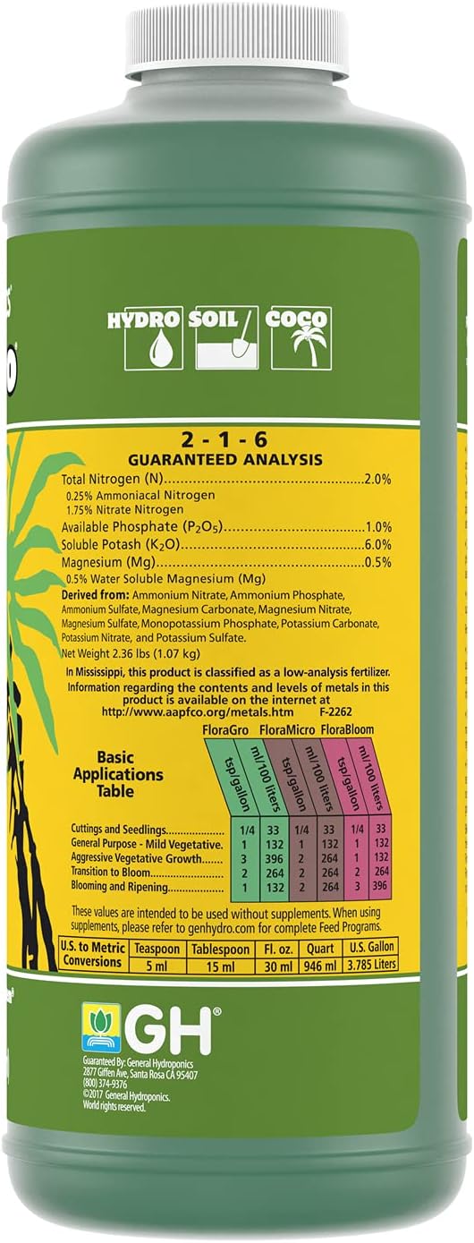 General Hydroponics FloraSeries Nutrients, Bottle and Bundle Options