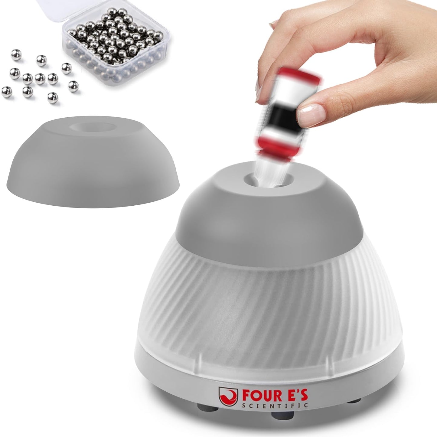 FOUR E'S SCIENTIFIC 5000 RPM Vortex Mixer Paint Shaker, Fast Mixing Touch Mode for Miniature Paint, Lash Extensions Adhesive, Nail Polish
