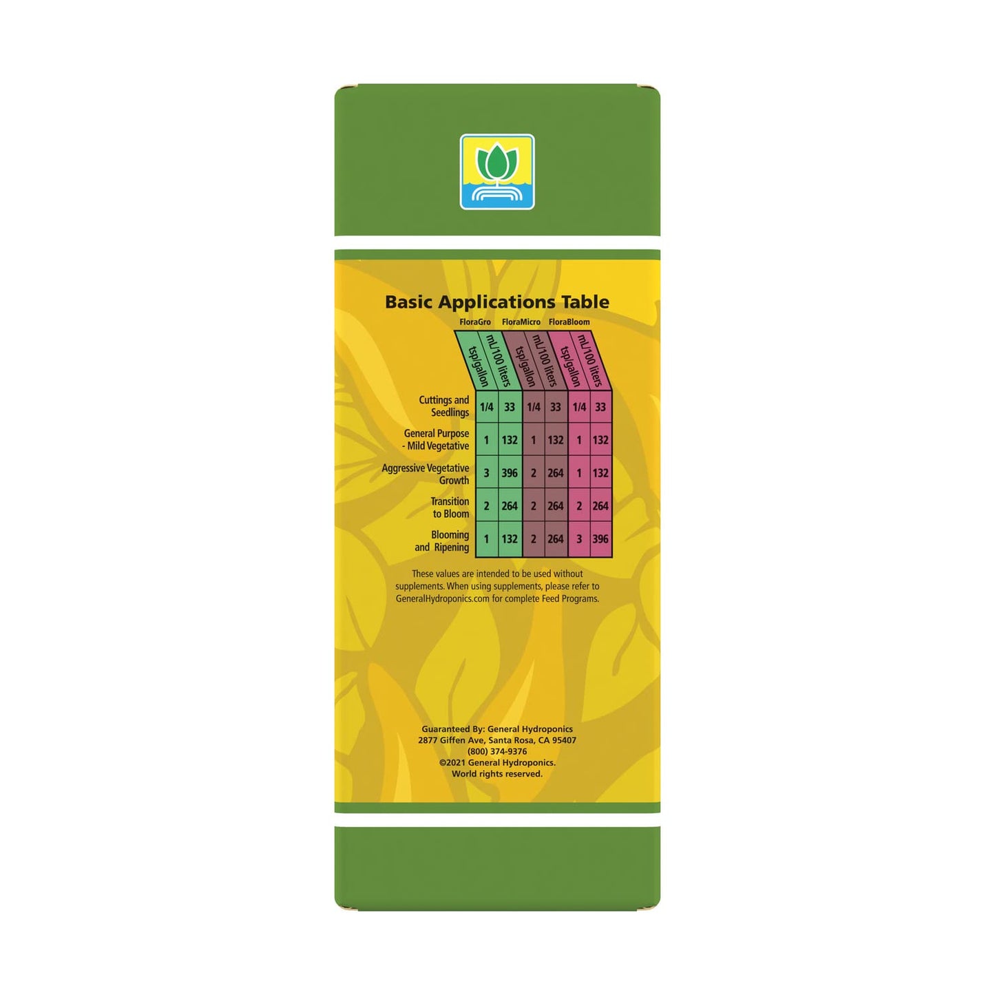 General Hydroponics FloraMicro 5-0-1, Use with FloraBloom & FloraGro For A Tailor-Made Nutrient Mix Ideal for Hydroponics, 1-Quart