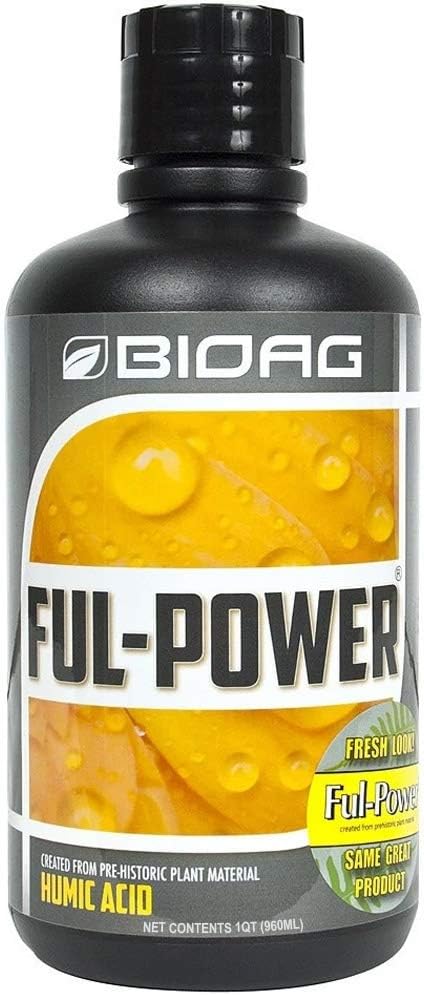 Ful-Power Humic Acid Plant Supplement OMRI Listed, 1-Quart