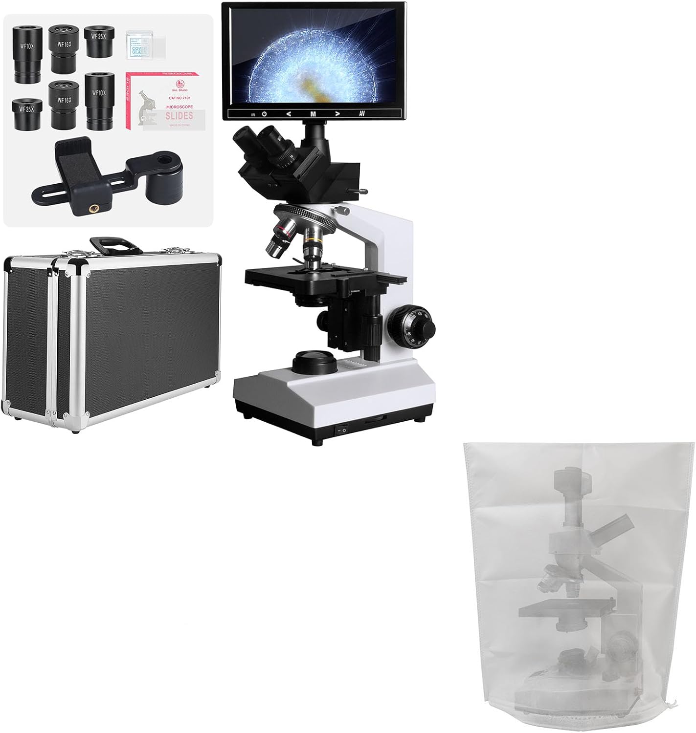 Darkfield Microscope with Dust Cover