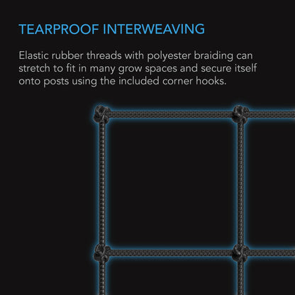 AC Infinity Elastic Trellis Netting, Multiple Sizes