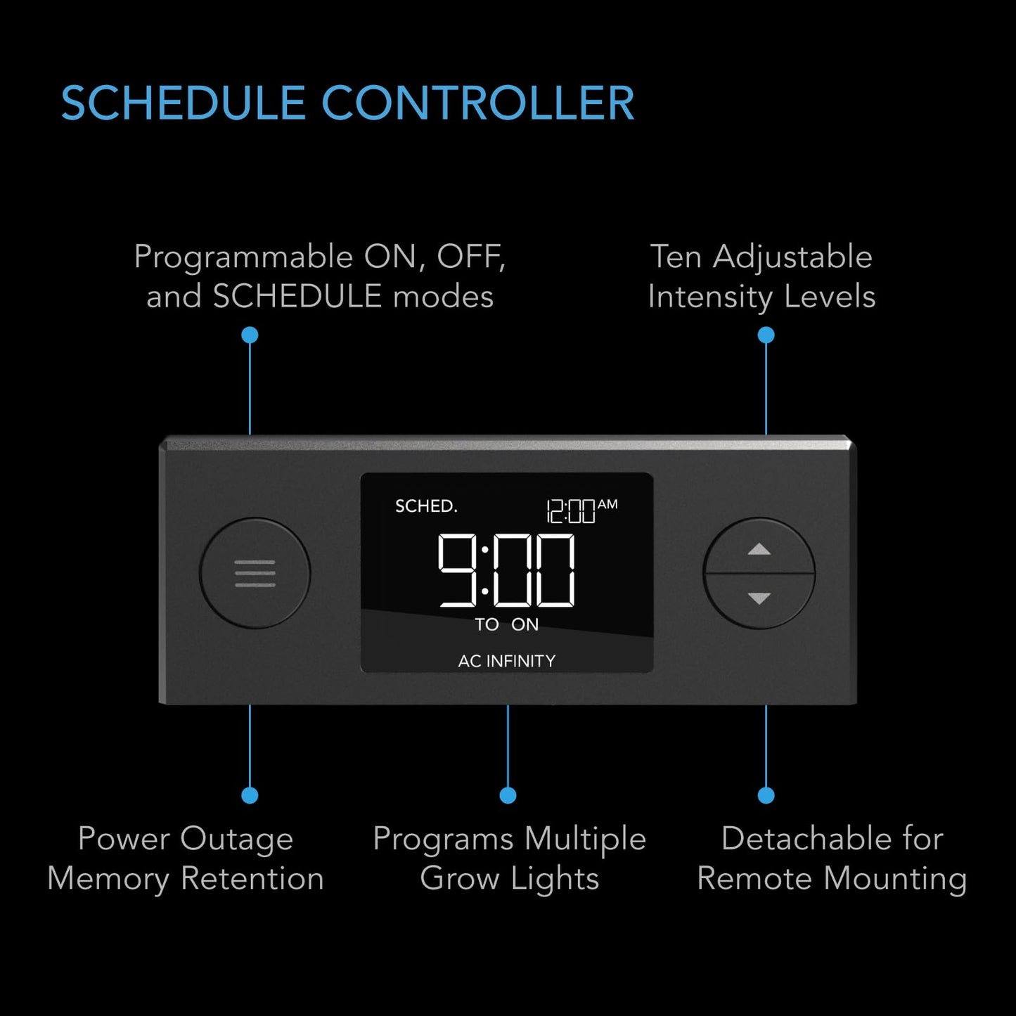 AC Infinity Humidity Dome, Heavy-Duty Germination Kit with 3 mm Thickest Dome, Sturdy Drip Tray, 5x8 Cell Seedling Tray, Vented Height Extension Panels, for Seed Starting, Propagation, Cloning Plants