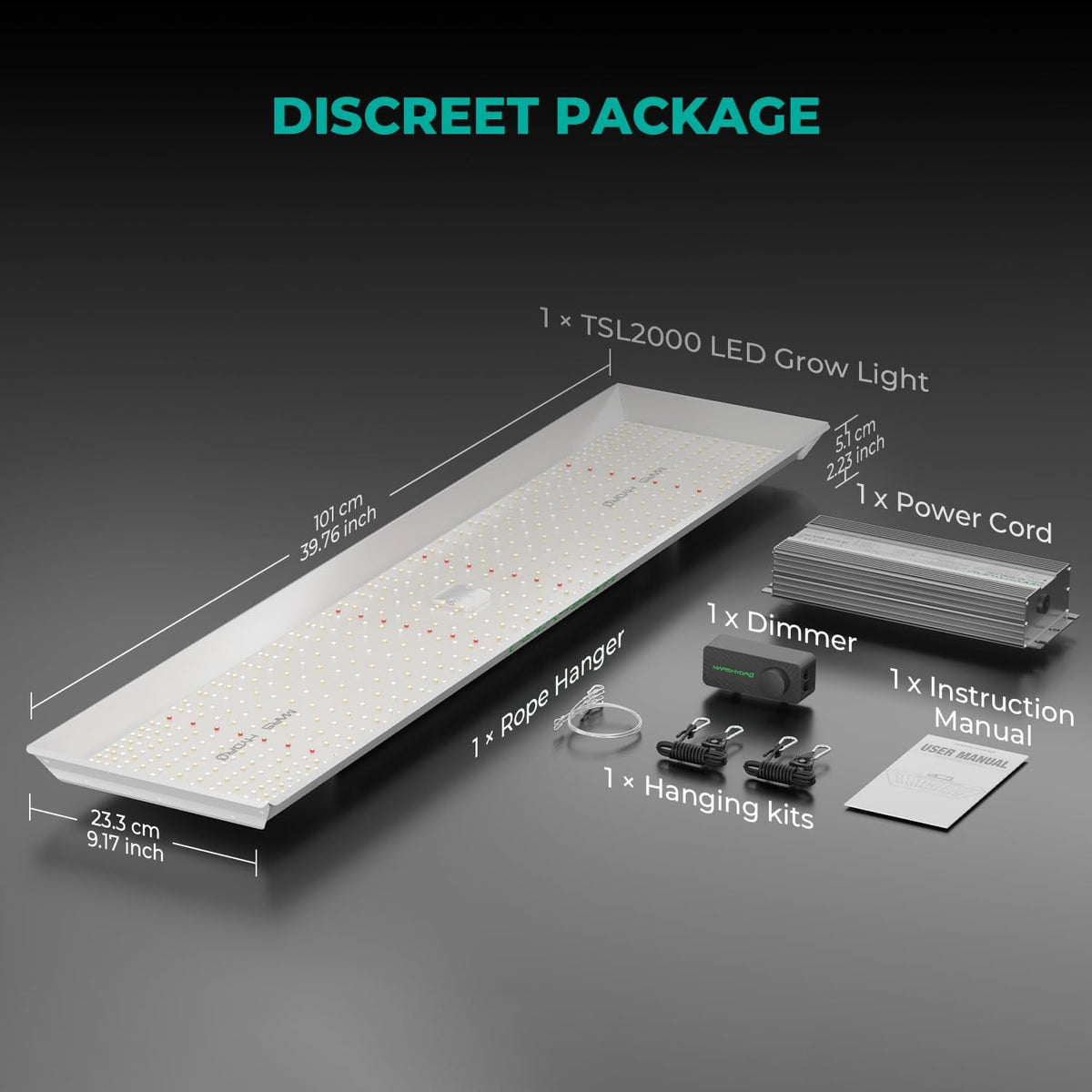 MARS HYDRO LED Grow Lights, Multiple Panel Sizes