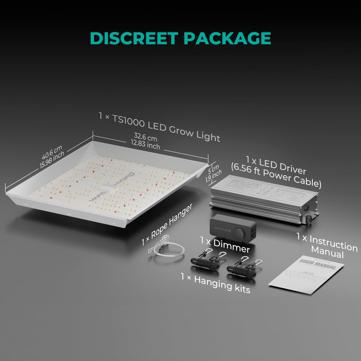 MARS HYDRO LED Grow Lights, Multiple Panel Sizes