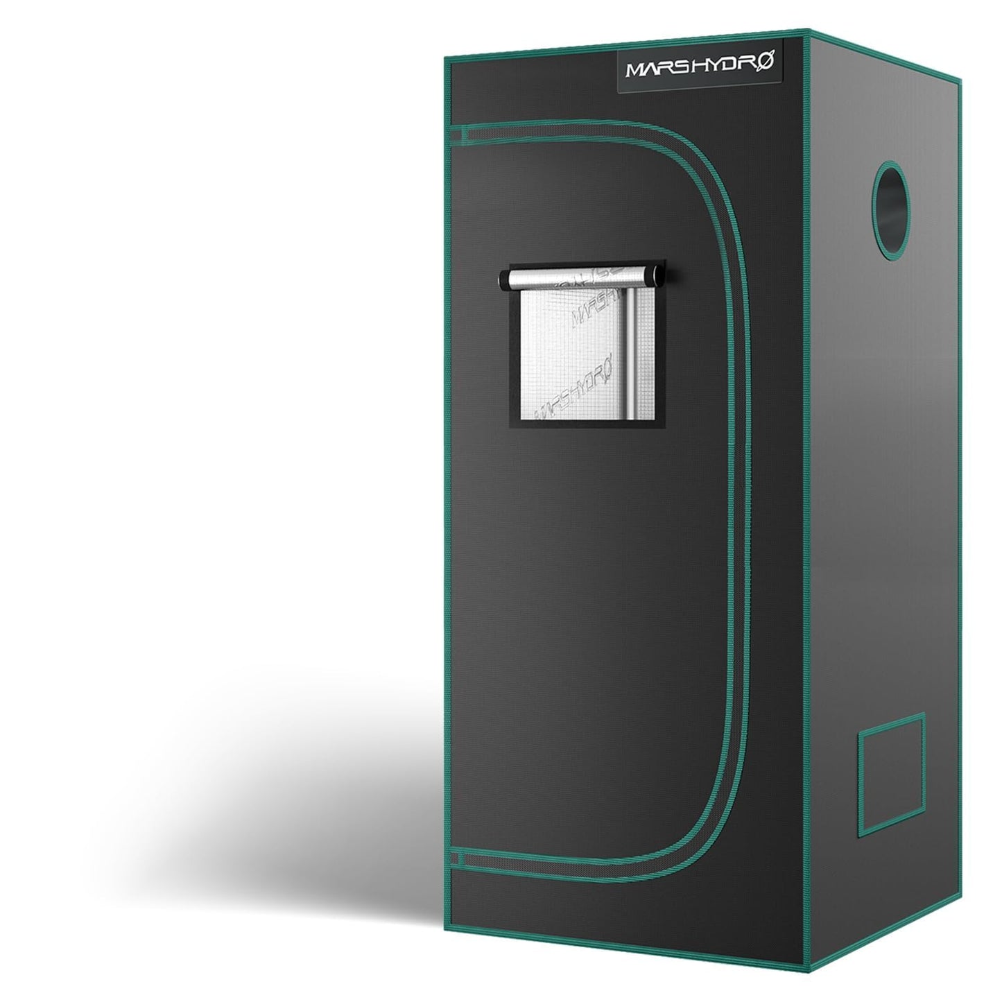 MARS HYDRO 2x2 Advanced Grow Tent, 24"x24"x55" High Reflective Mylar 1680D for Hydroponics Indoor Plant Growing, with Observation Window,Floor Tray and Smooth Zipper for TS600/TS1000