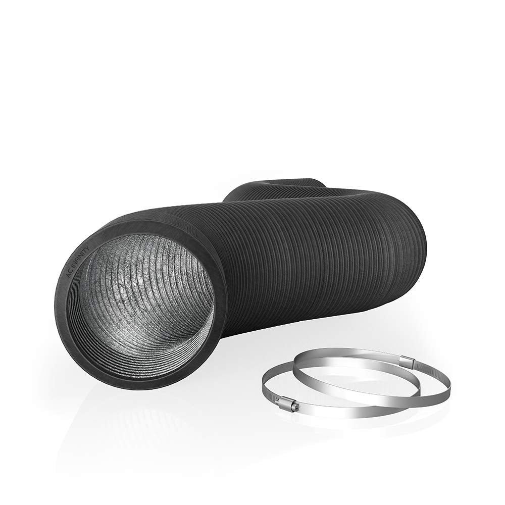 AC Infinity Flexible Aluminum Ducting, Length and Size Options