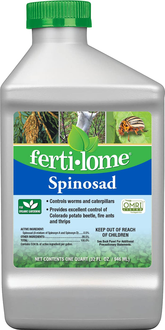 Fertilome (16063) Spinosad Insecticide, Spinosad Bagworm, Tent Caterpiller & Chewing Insect Killer, OMRI Listed (32 oz.)