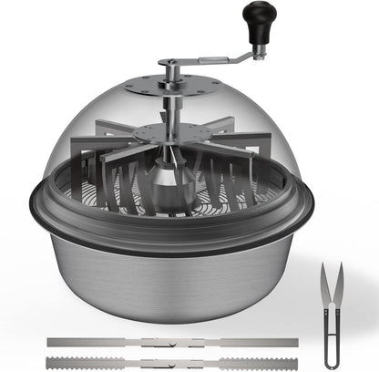 AC Infinity Bud Leaf Bowl Trimmer 16", Clear Dome, Stainless Steel Blades