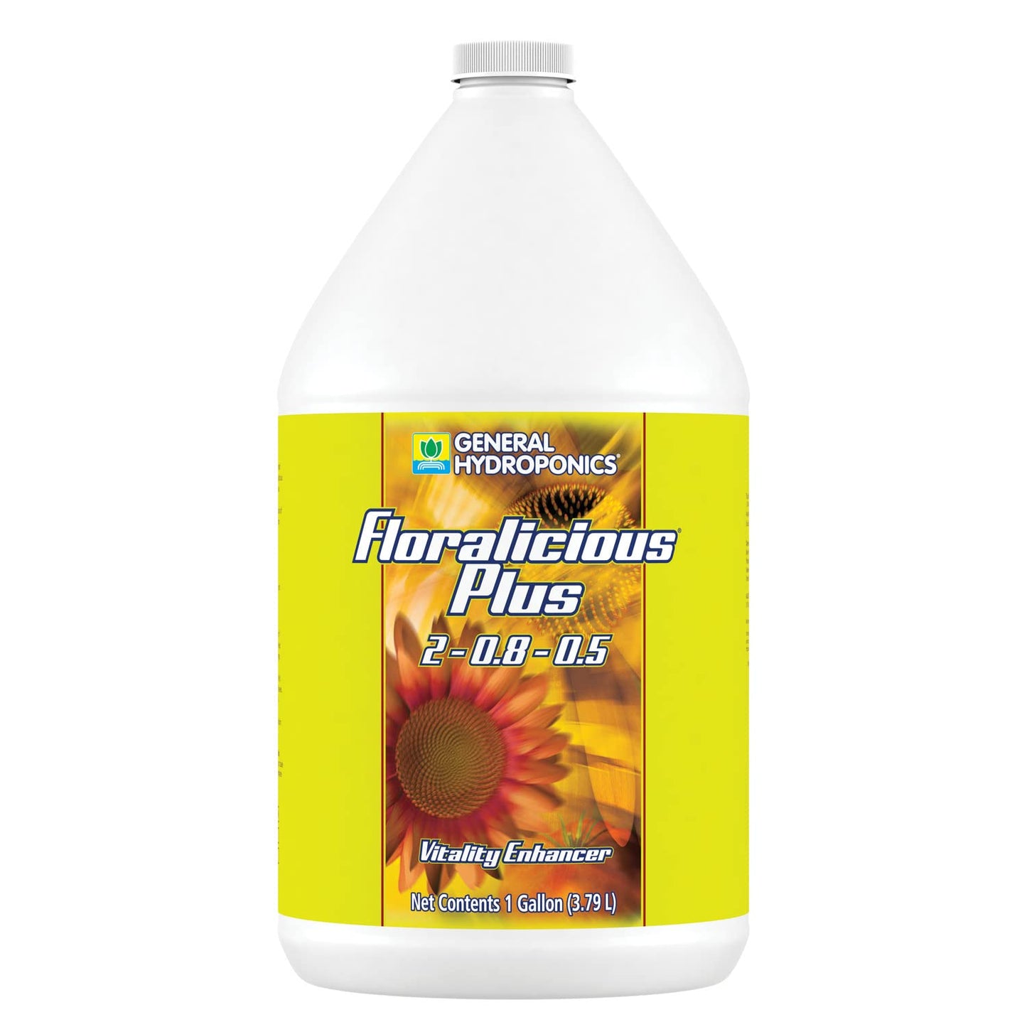 General Hydroponics Floralicious Plus, Vitality Plant Food, 2-0.8-0.5, 1 pt.