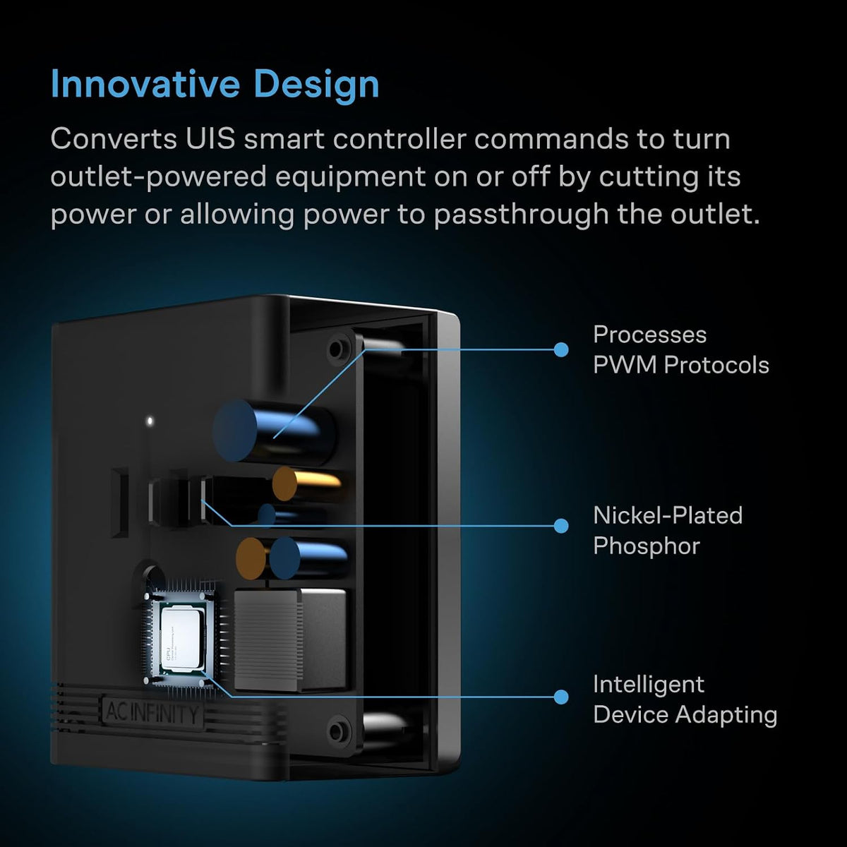 AC Infinity UIS Control Plug Outlet Adapter