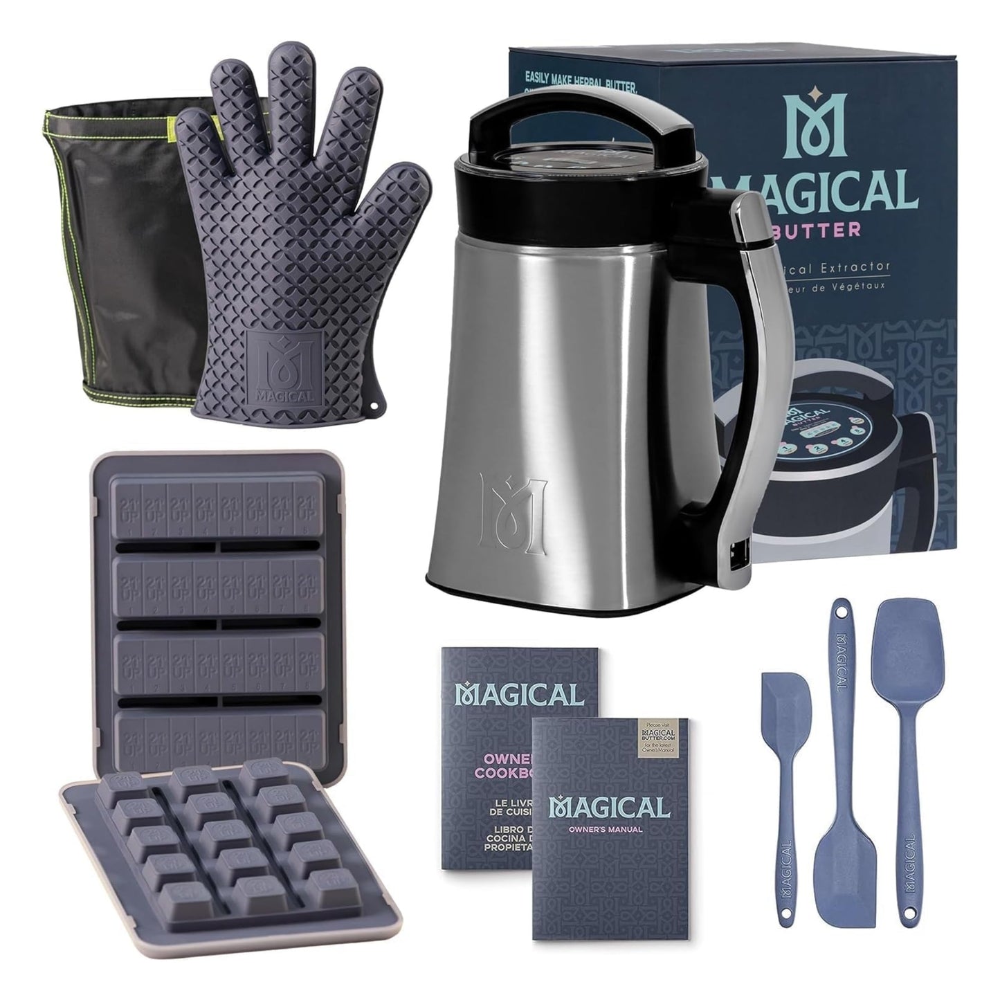 Magical Butter MB2E Machine – Easy Automated Infuser for Oils, Butters, Tinctures & More – Hands-Free Kitchen Botanical Extractor