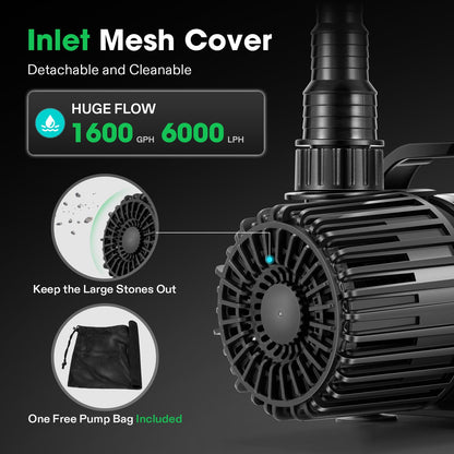 VIVOSUN Submersible Water Pumps, Multiple Flow Options