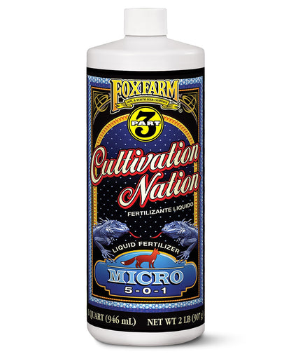 FoxFarm Cultivation Nation Micro Liquid Plant Food