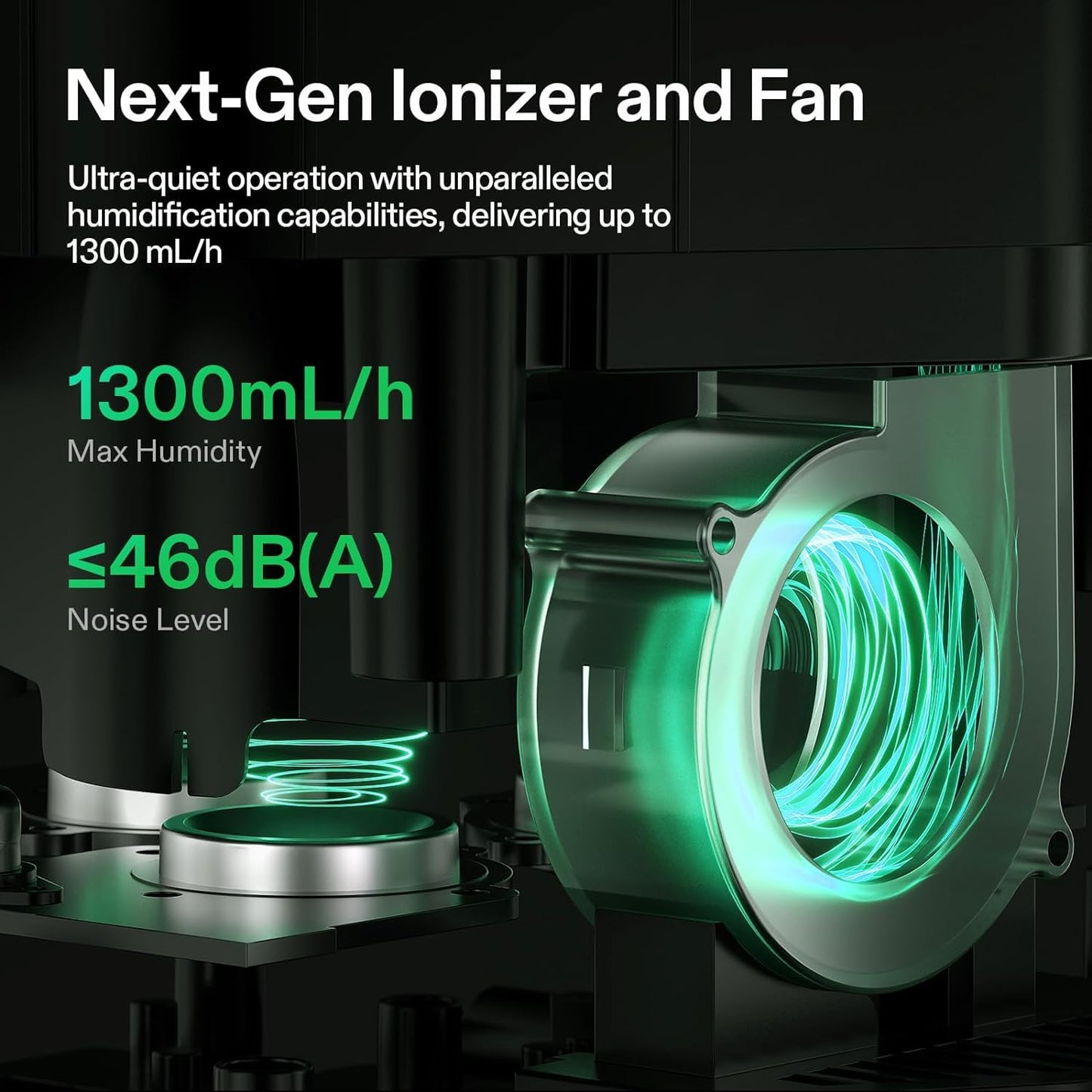 VIVOSUN AeroStream H05 Intelligent Wi-Fi Humidifier, 1.32 Gal / 5 L Humidifier with Temp & Humidity Probe, Smart Remote Control, Designed for Growers