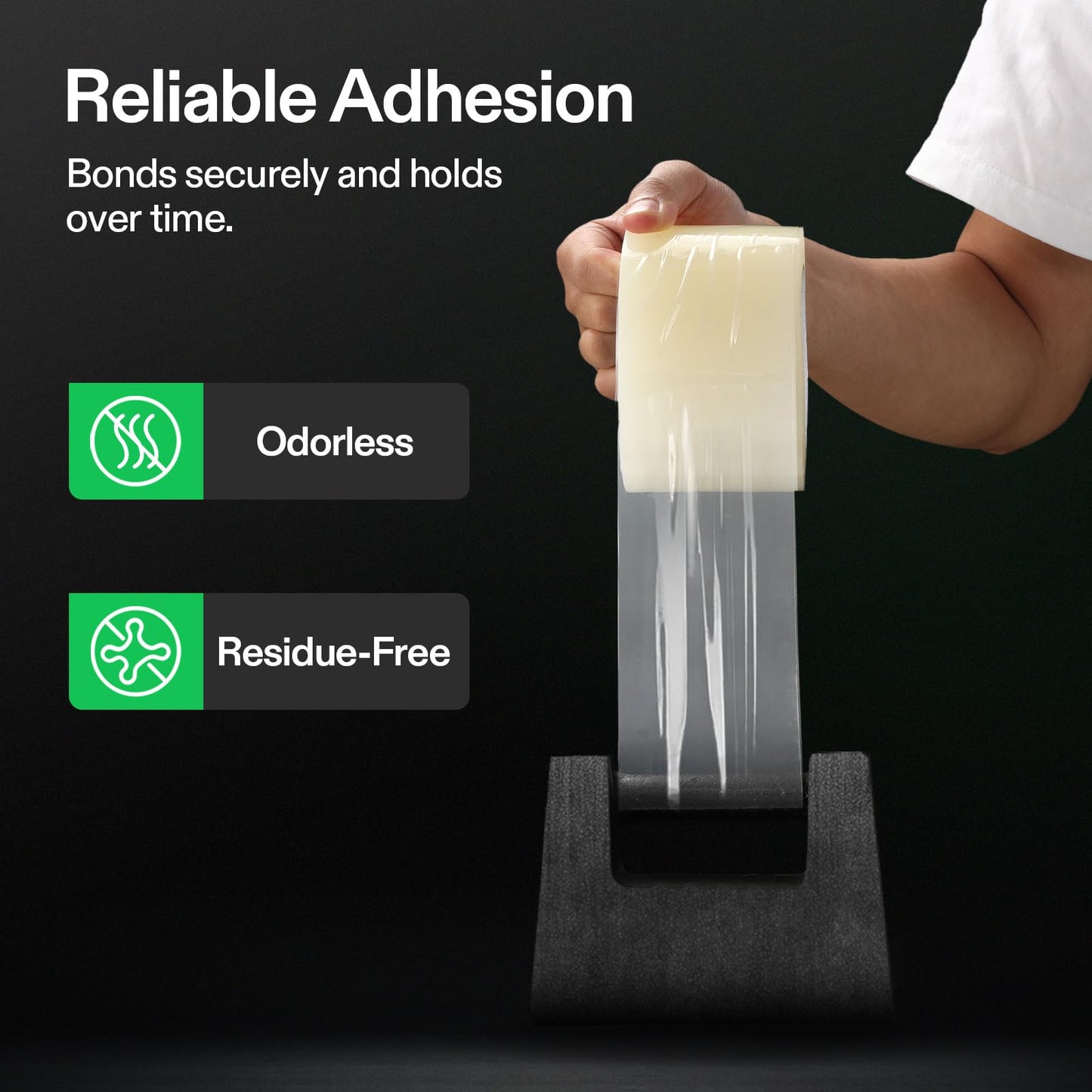 VIVOSUN Greenhouse Repair Tape, 6.3 mil 3" x 108' Weatherproof Clear Poly Patch Tape, Heavy Duty Greenhouse Sheeting Coverings Film Tape for Plastic Sheeting and Tents