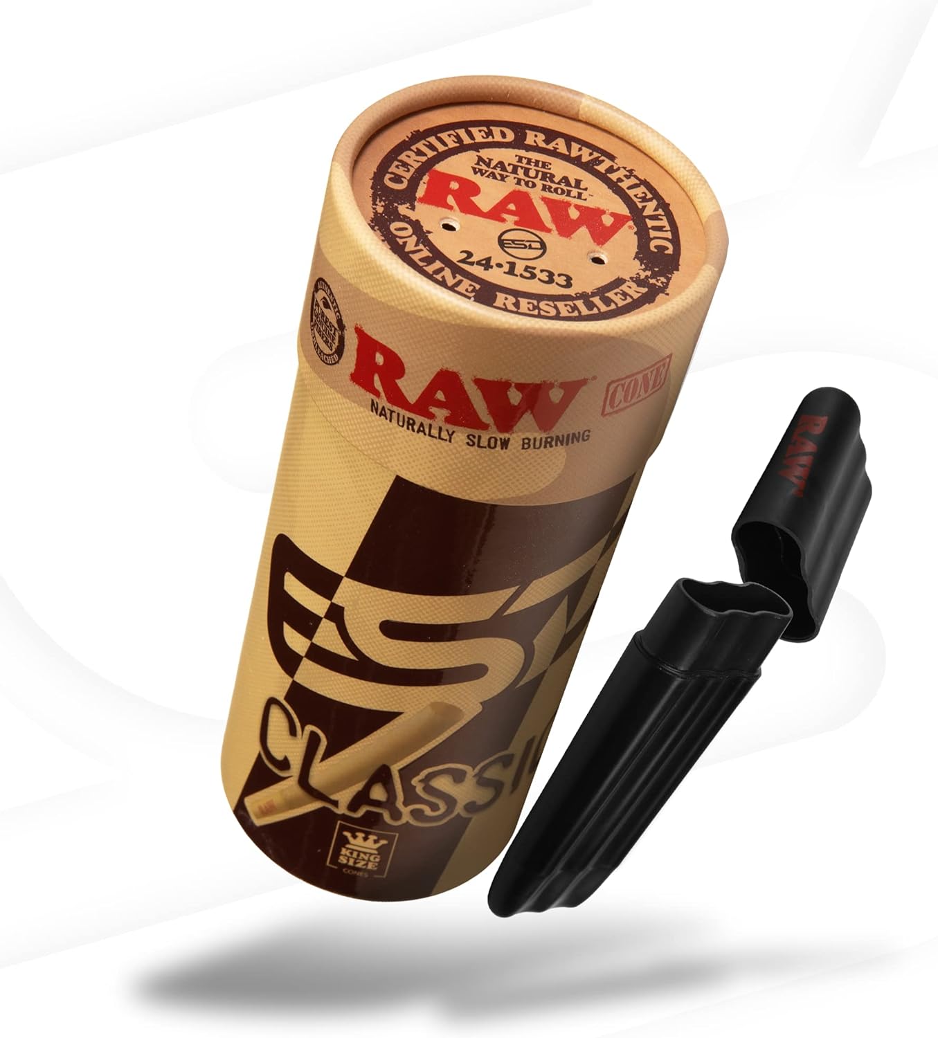 RAW 1¼ Cones 50 Pack + RAW King Size 50 Pack w/Three Tree Case