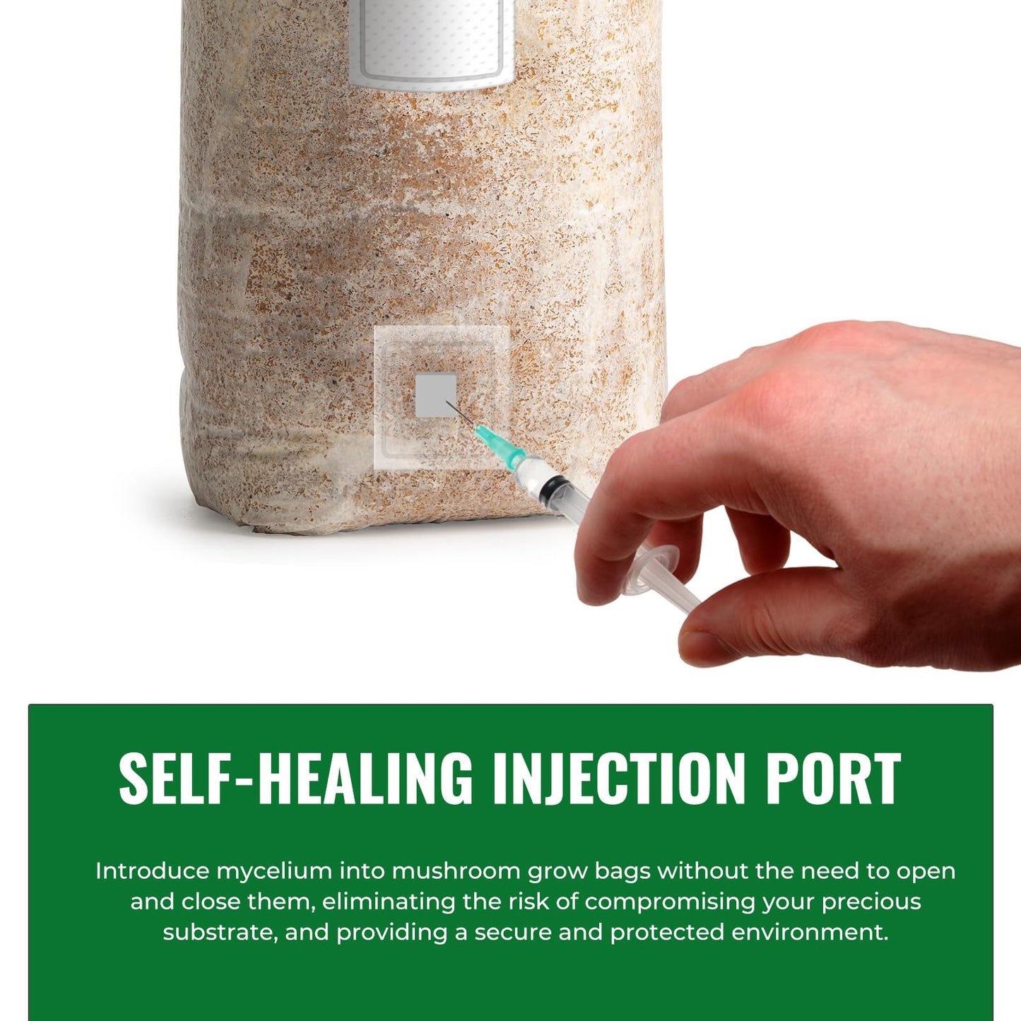 25 Packs 6 Mil Mushroom Grow Bags, Thick Spawn Bags 5" X 8" X 20" with 0.2 Micron Filter Breathable Autoclavable Durable Tear-Resistant