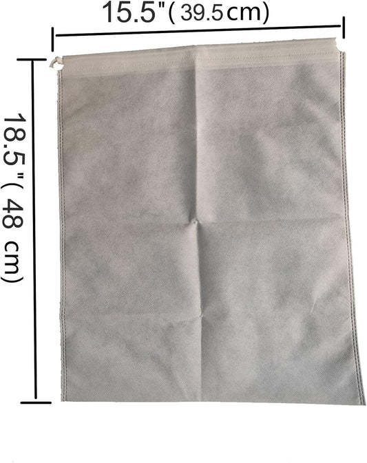Microscope Dust Cover 15.5" x 18.5" (39.5cm x 48cm), White Fabric