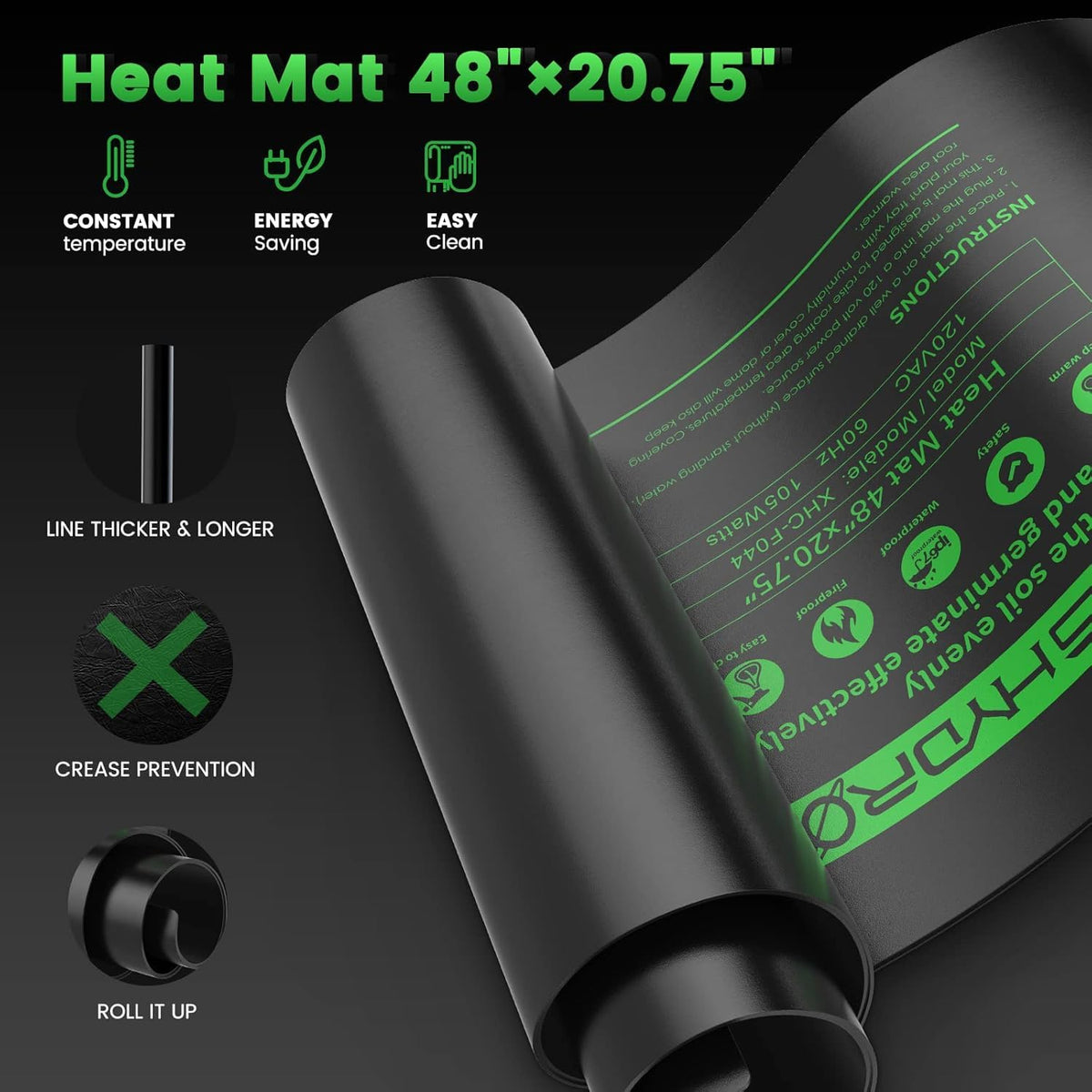 MARS HYDRO Seedling Heat Mats and Kits, Multiple Sizes