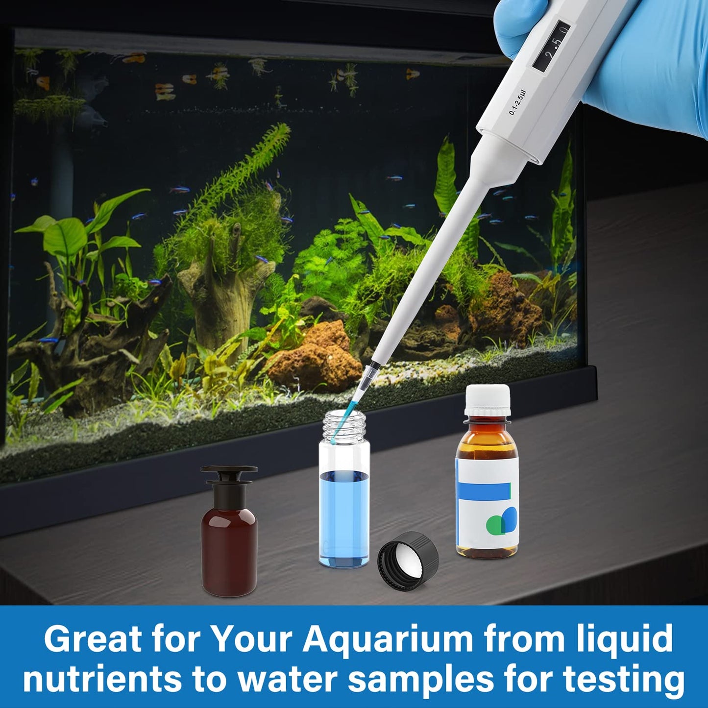 FOUR E'S SCIENTIFIC 100uL-1000uL High-Accurate Single-Channel Manual Adjustable Variable Volume Pipettes