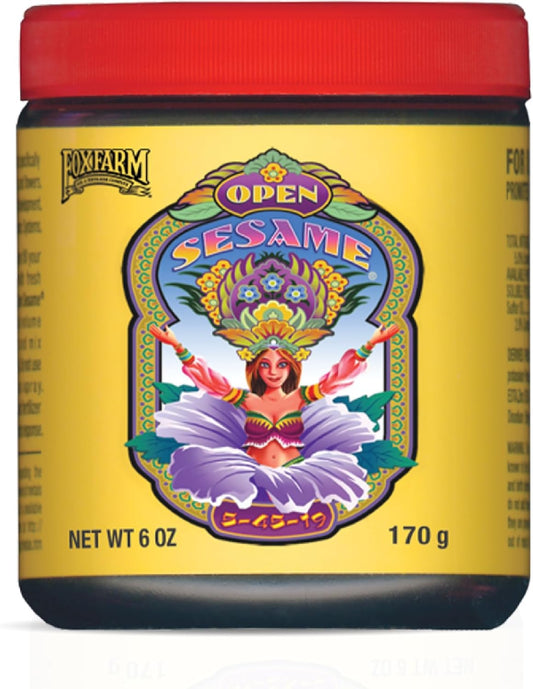 FoxFarm Open Sesame Water Soluble Fertilizer for Early Stage Flowering - Easy to Mix, High Phosphorus Fertilizer 5-45-19 Formula - Supports Bud Development, Ideal for Hydroponic &
