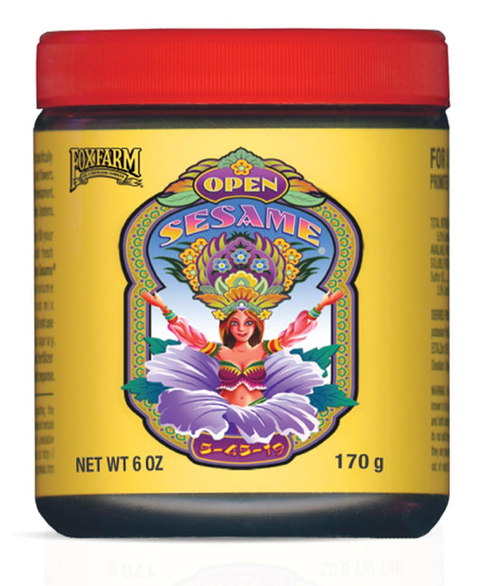 FoxFarm Open Sesame Soluble Fertilizer, High-Phosphorus Fertilizer for Early Blooming, pH Balanced - Supports Bud Development, NPK 5-45-19 (6 oz)