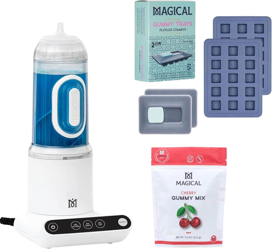 Magical Butter Gummy Making Kit – Gummy Maker with Premium Cherry Mix & 8mL Silicone Mold – Easy, No-Stick Candy Making at Home