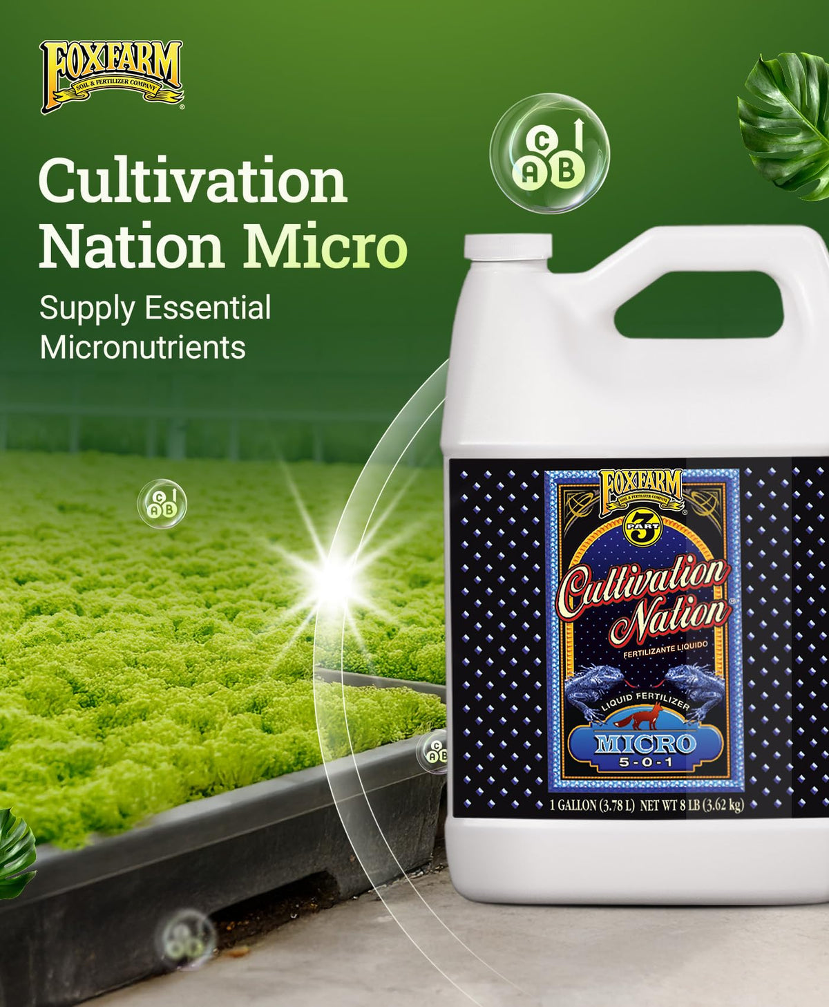 FoxFarm Cultivation Nation Micro Liquid Plant Food